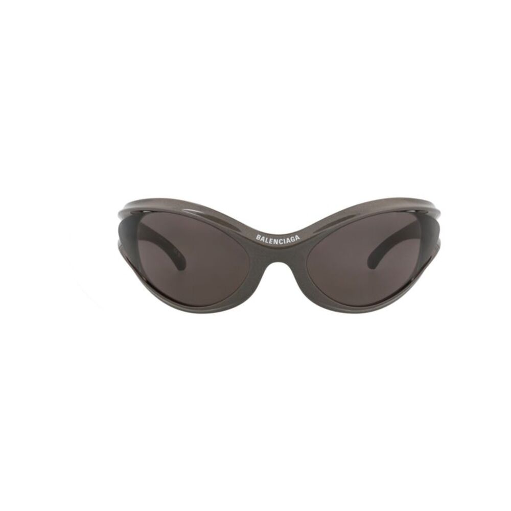 Balenciaga Shield-Frame Bio Injection Sunglasses Grey Unisex-Adult